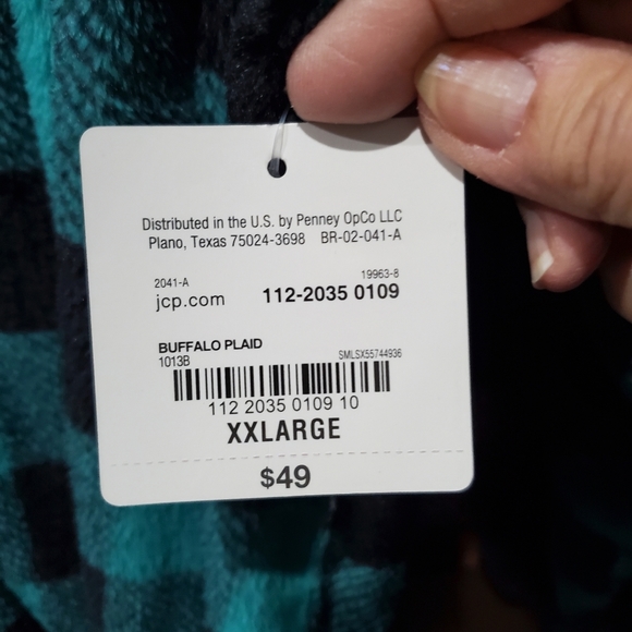 Sleep Chic Bath Robe Size XXL NWT Buffalo Check Kitten Soft 😸 ♥️ L👀K - Picture 11 of 14